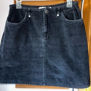 Corduroy Black skirt